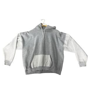 Vintage Grey/White Hanes Hoodie